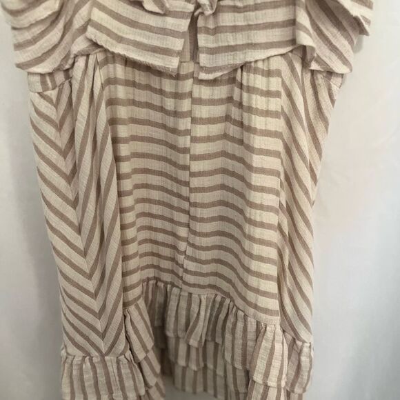 Merci Striped Dress with Ruffles - Picture 8 of 9